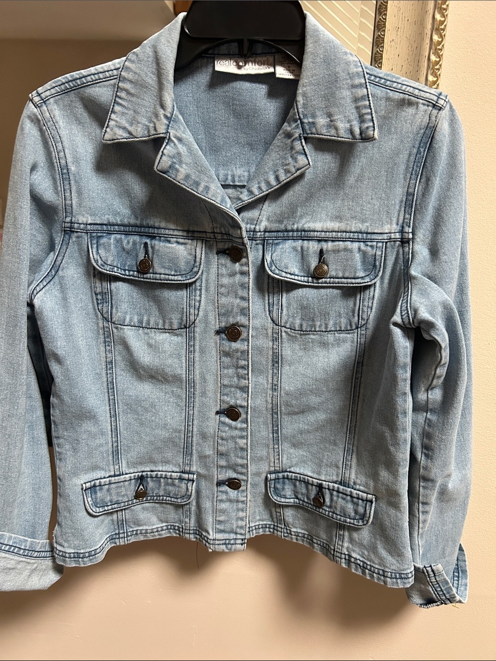 Chadwicks Light Blue Denim Jean Jacket